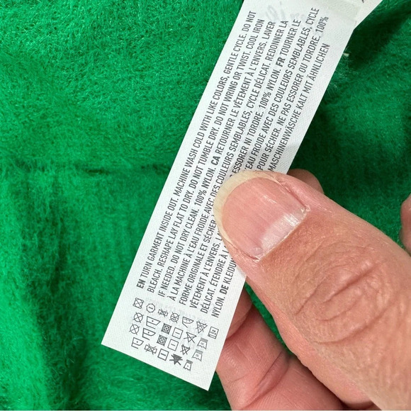 NWOT Aerie Flurry Crewneck Sweater Size XS Green - Picture 6 of 9